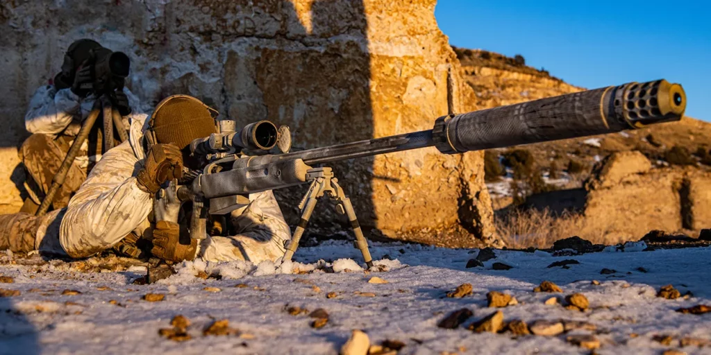 cold weather desert long range spotter rifle pa scope