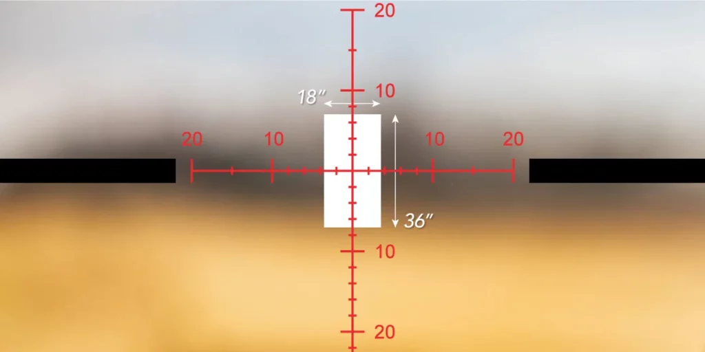 MOA reticle estimation diagram