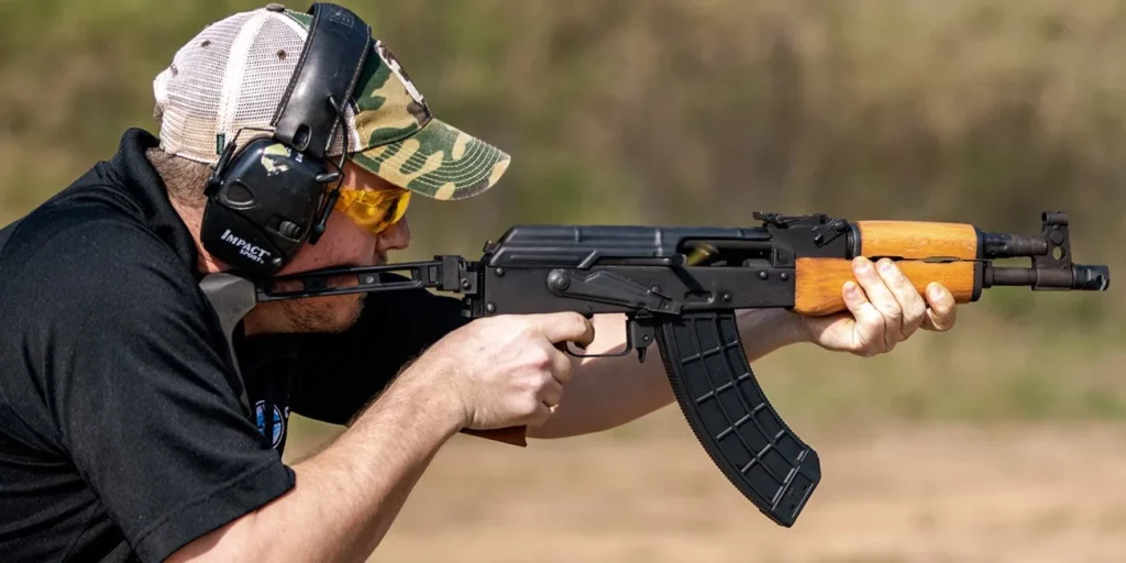 ak 47 folding stock shooter