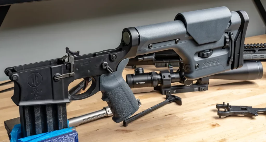 ar10 lower magpul prs stock gun build