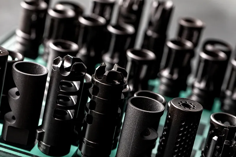 assortment of muzzle devices