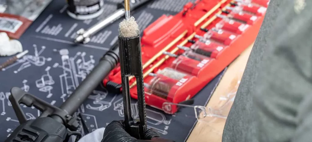 clean ar15 bcg mop brush