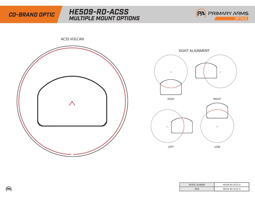 co brand he509 acss vulcan primary arms optics