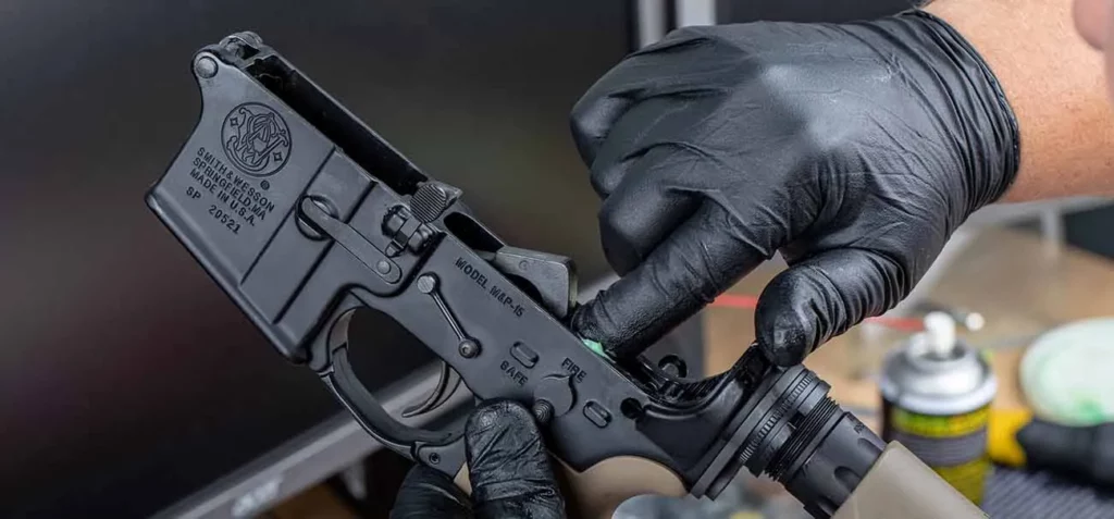 how to grease ar15 trigger safety