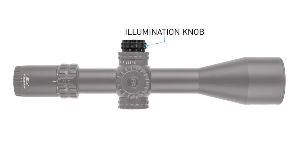 primary arms scope illumination knob highlighted