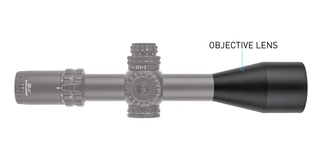 primary arms scope objective lens highlighted