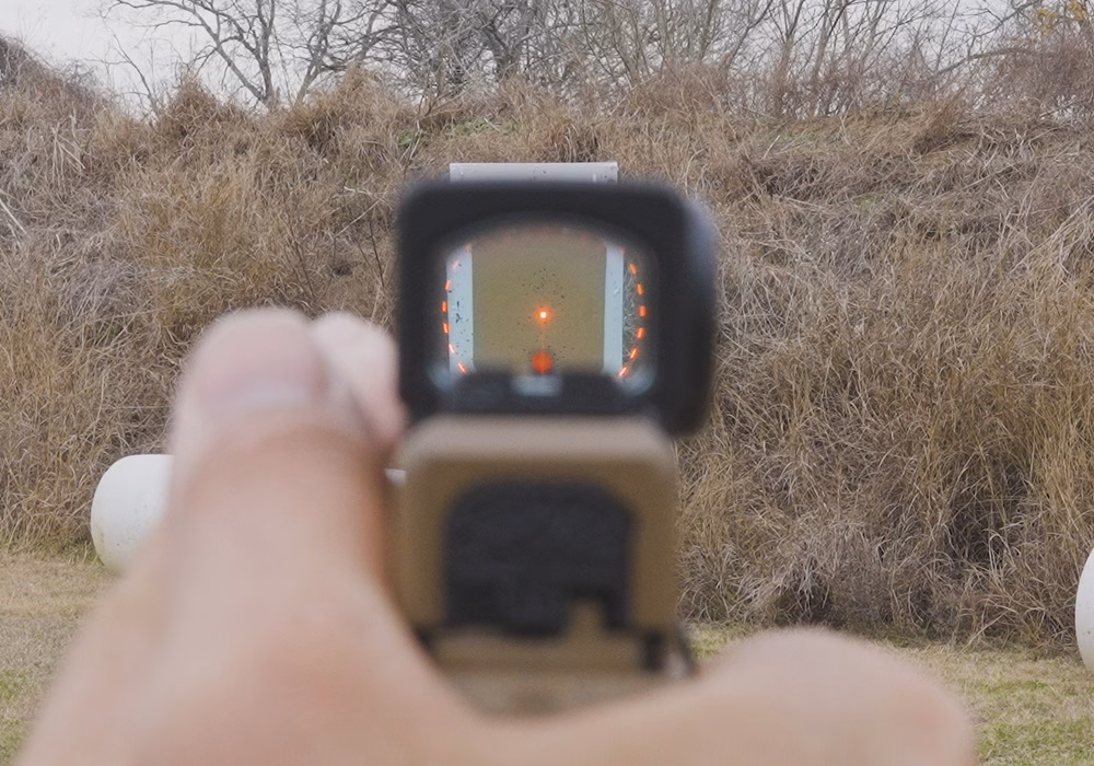 A Closer Look: Red Dot Window Size and Pistol Optics 2 HTX Reticle