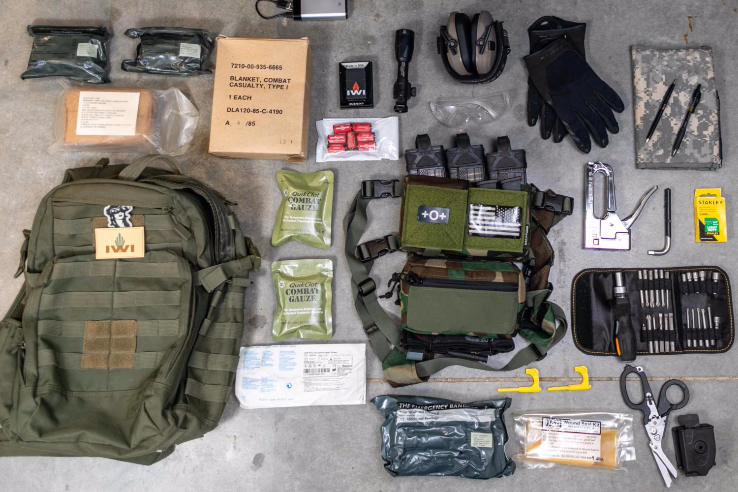 Range Bag Layout