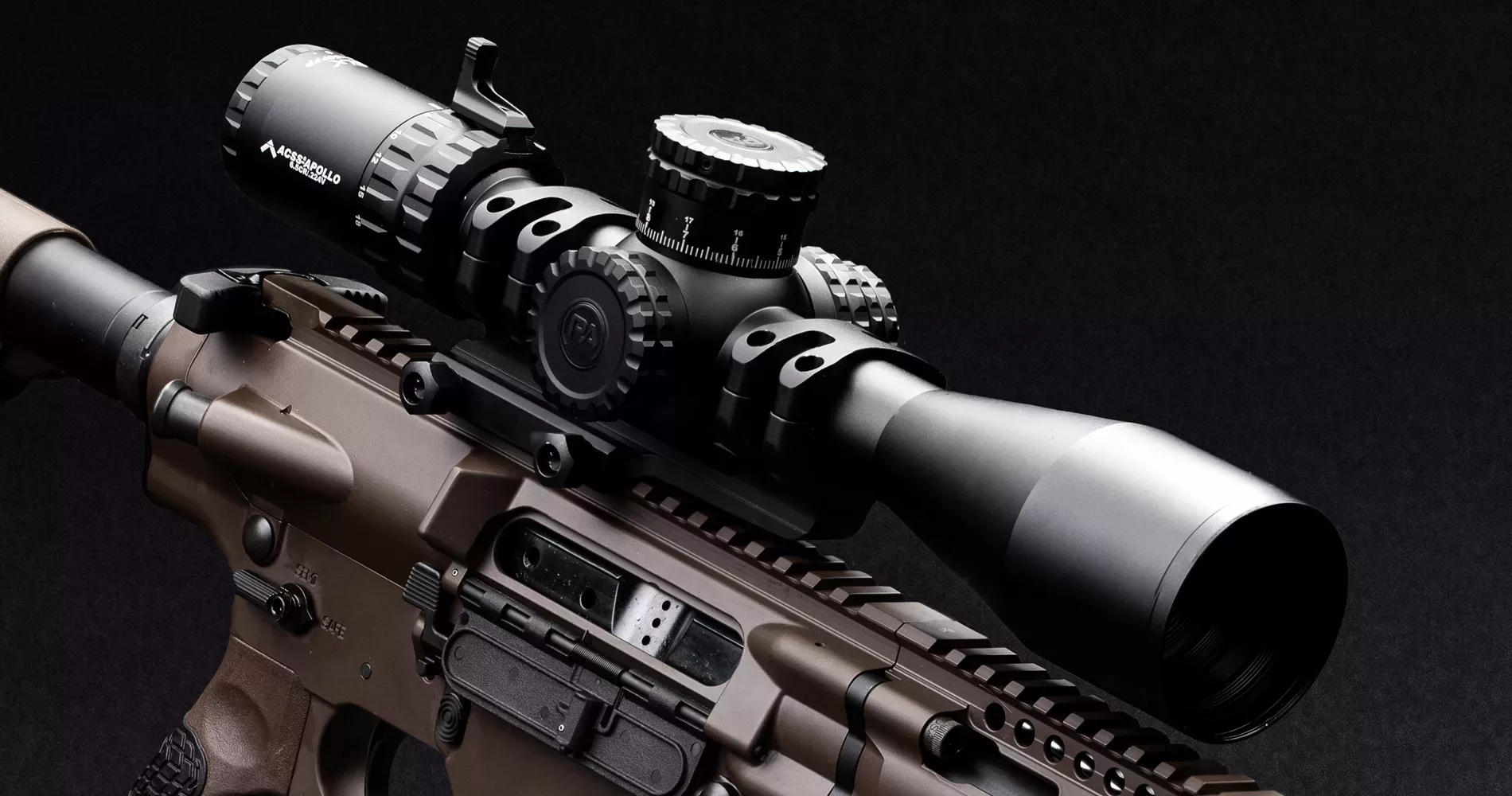 Close Up Photo of the new SLx 3-18x50 Rifle Scope